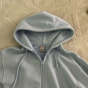 TNA boyfriend cozy fleece zip up